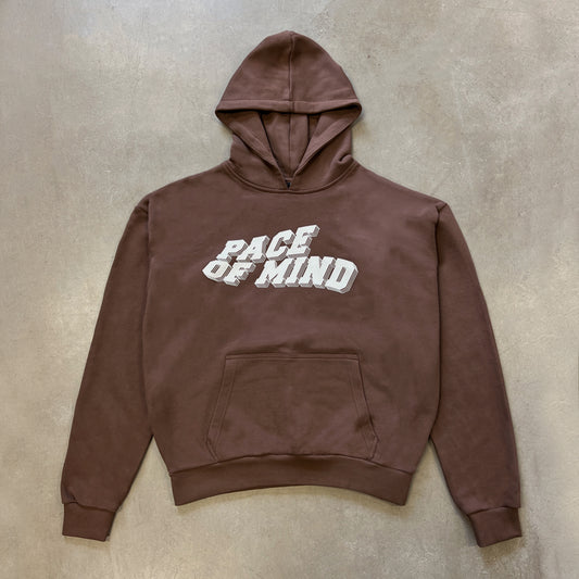 Washed Brown Warm Up Hoodie